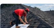 Roofing contractor documenting a roof
